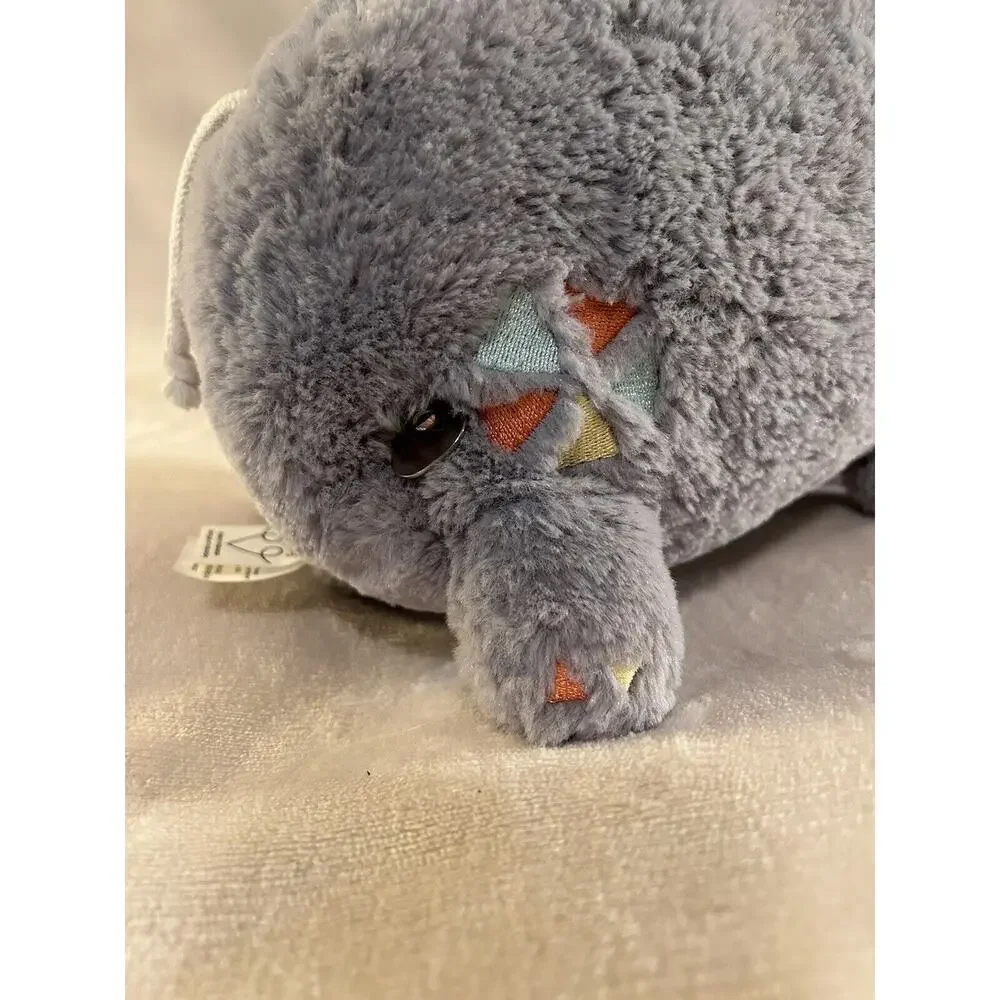 Baby Dumpling Wind-up Whale & Elephant Plush Musical Lovey Toys Stuffed Animal